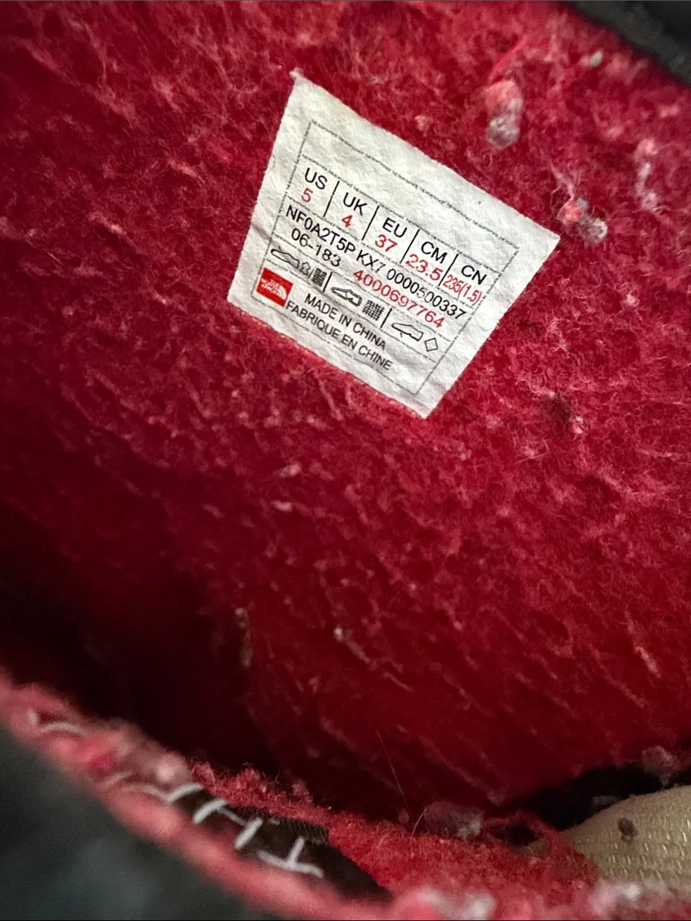 N/A north face